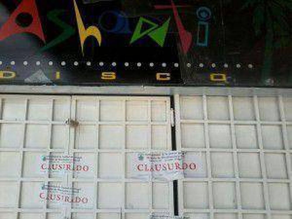 Clausuraron el boliche Ashanti
