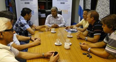 Bosetti confirm� pago de certificados de obras