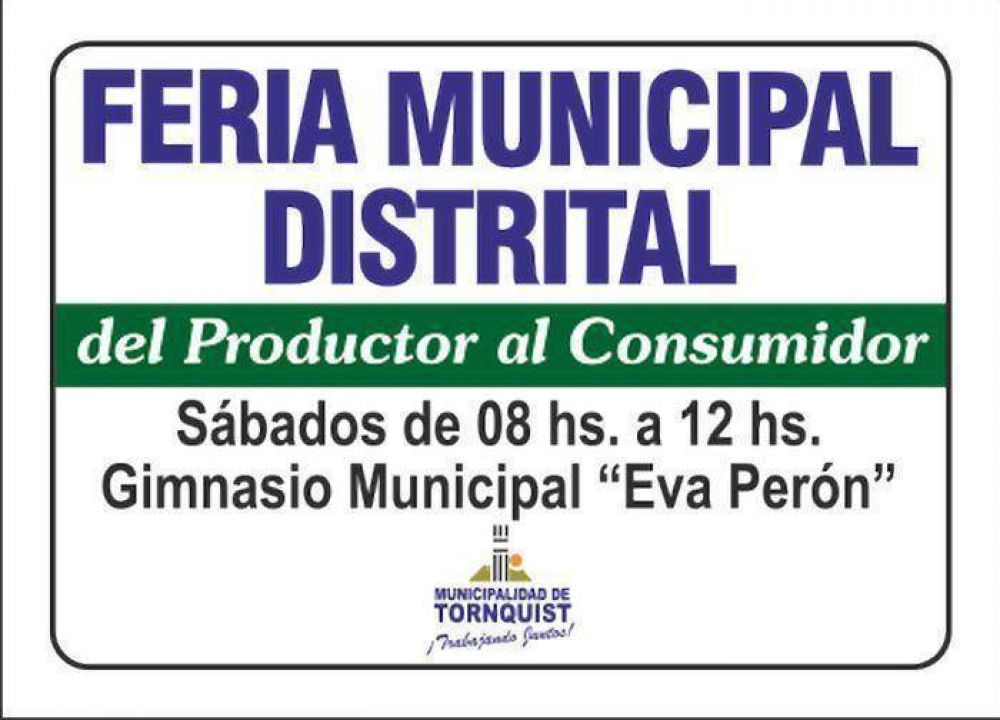 El s�bado se desarrollar� la 2da. edici�n de la Feria Municipal Distrital