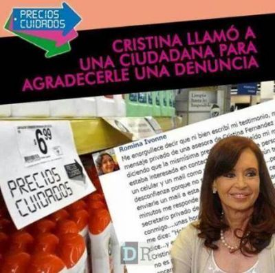 La Presidenta llam� a una clienta que reclam� a Walmart La Plata
