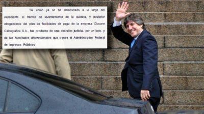 Amado Boudou deslind� la responsabilidad en Ricardo Echegaray por el caso Ciccone