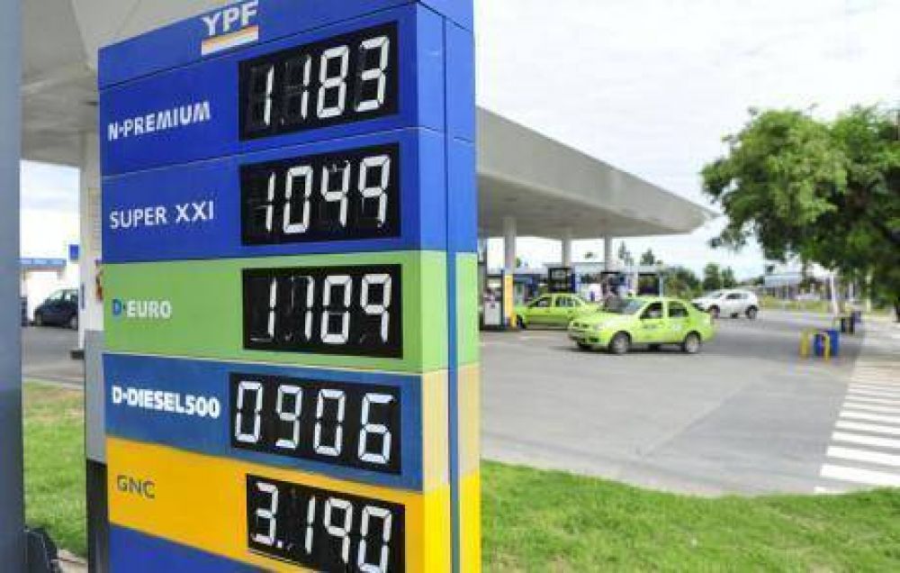 YPF aument� un 6% sus combustibles
