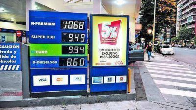 YPF subi� la nafta hasta un 8%, por arriba del tope oficial