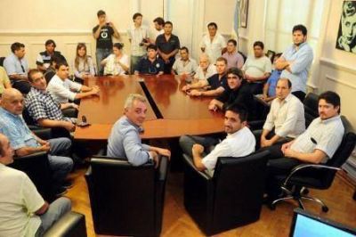 Reuni�n con los sindicatos de Zona Norte en Tigre 