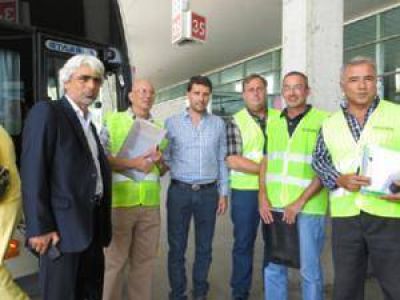 La Porta supervis� inspecciones en la terminal de �mnibus