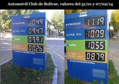 Combustibles m�s caros