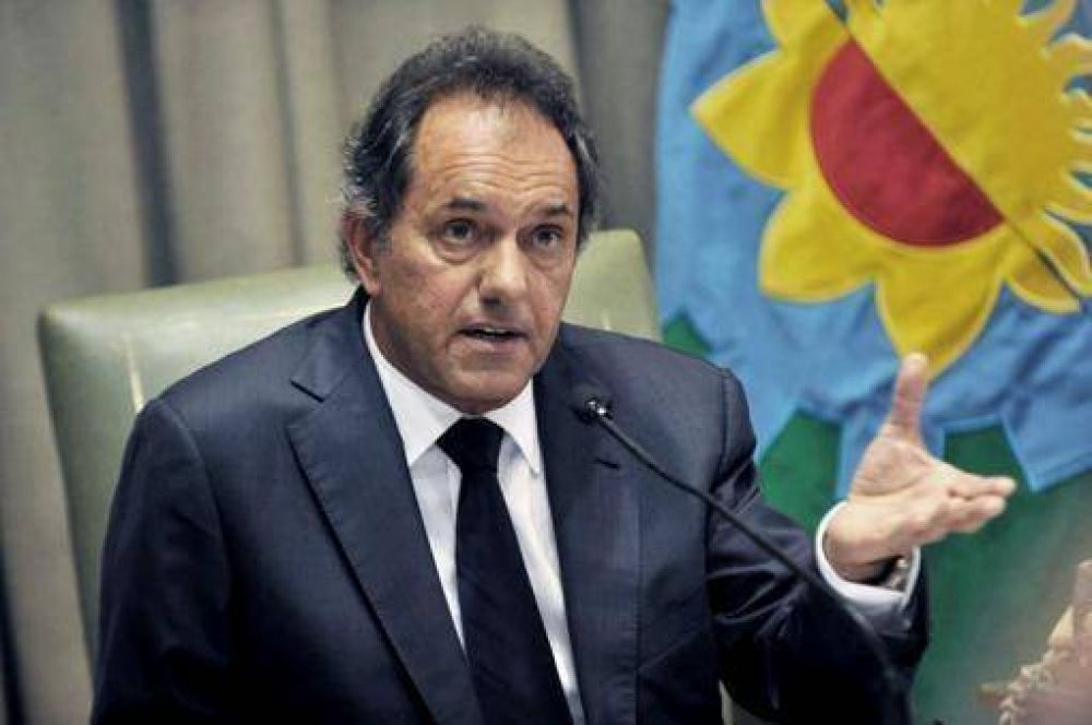 El gobernador Scioli viaja el mi�rcoles a Estados Unidos
