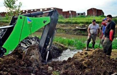San Fernando trabaja intensamente en el mantenimiento de los desagues pluviales  