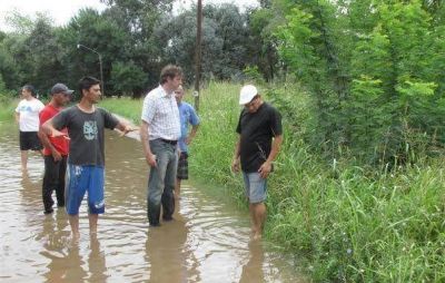 Luciani recorri� zonas afectadas