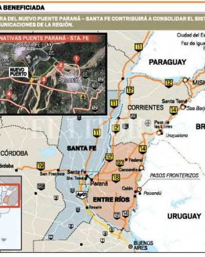 Puente Paran�-Santa Fe: es muy importante capitalizar inversiones