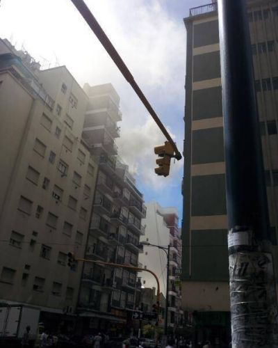 Se incendi� la chimenea de un restaurante en el centro
