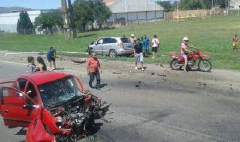 Tandil: Un herido tras choque frontal en Ruta 26