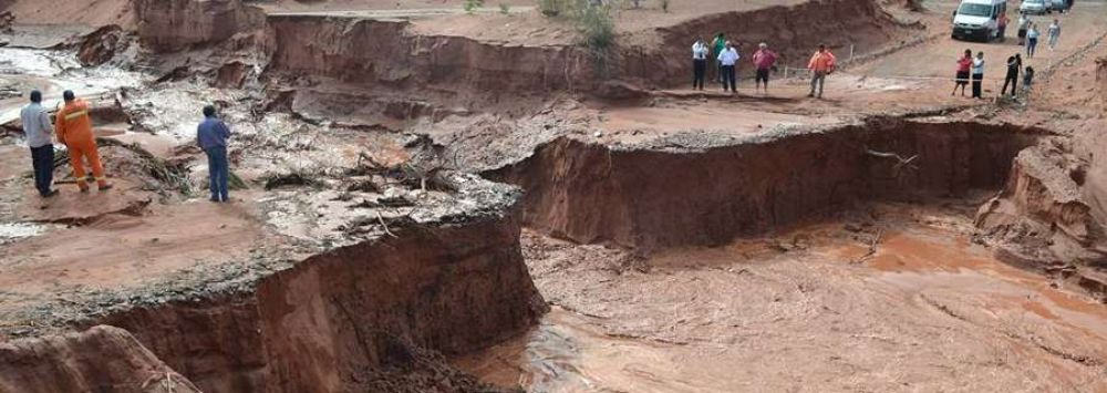 Valle del Bermejo: Restablecieron el paso en la ruta 76
