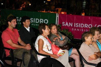 Los vecinos de Boulogne disfrutaron del cine al aire libre