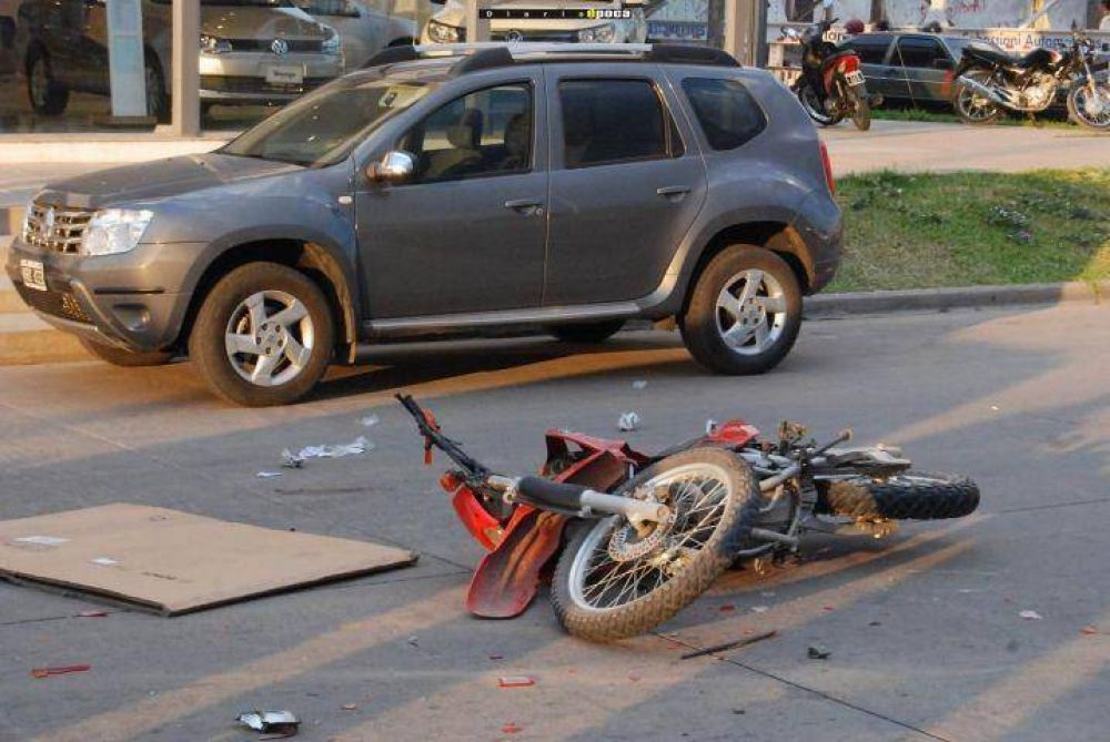 Lesionados en distintos accidentes de tr�nsito en la ciudad