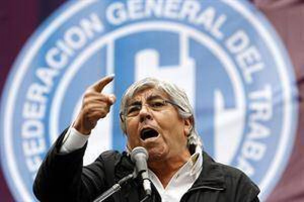 Tras reunirse con Hermes Binner, Hugo Moyano advirti�: "A nosotros nadie nos pone topes"