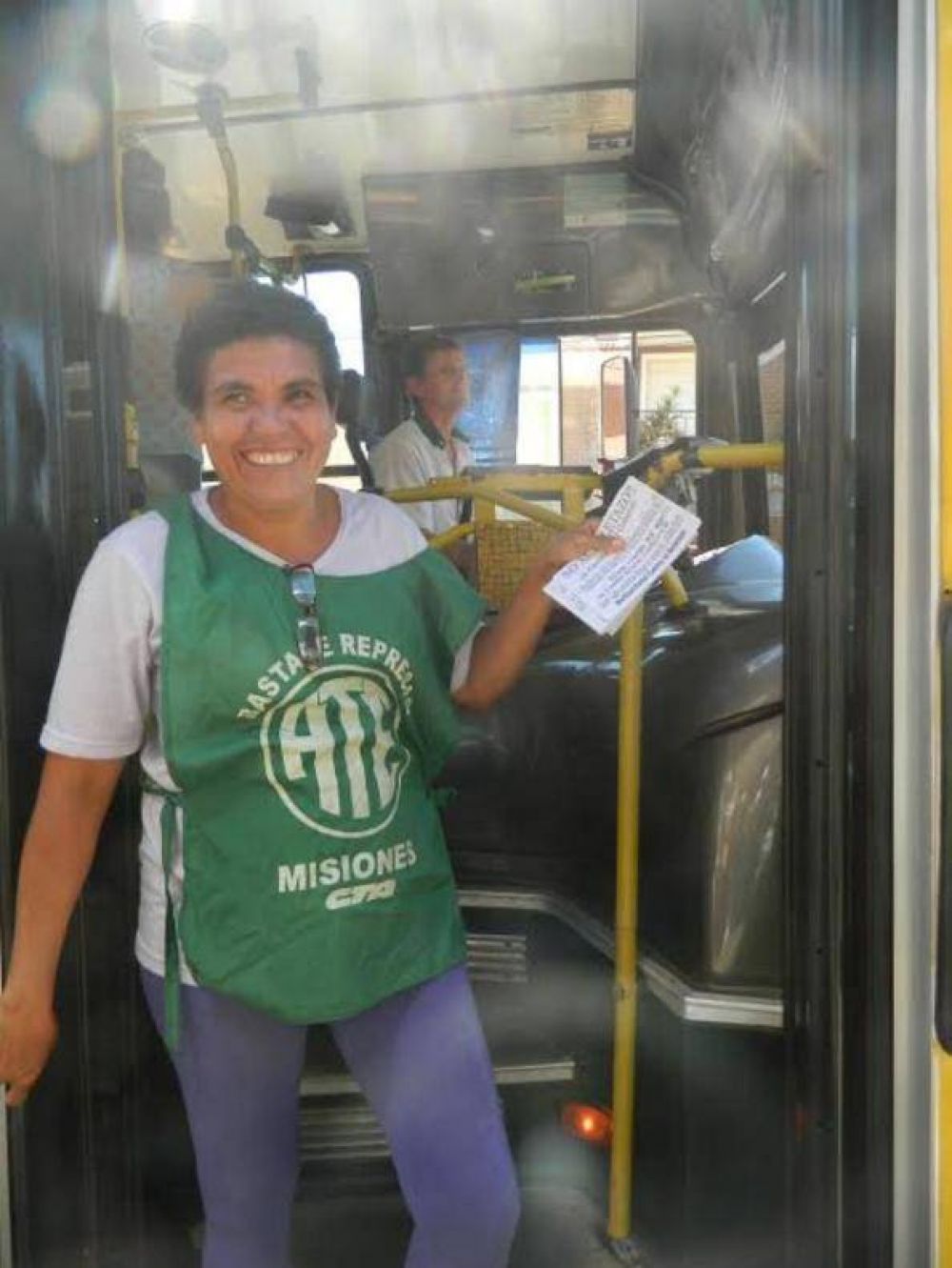 La lucha contra el boletazo en Posadas se subi� a los colectivos