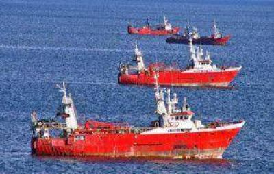 La flota langostinera de Madryn se prepara para ingresar al Golfo San Jorge