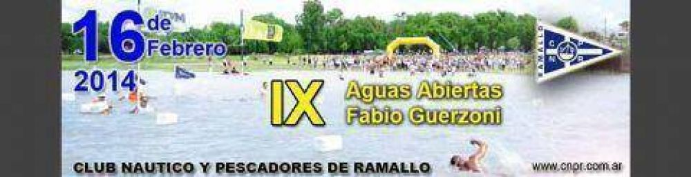 Todo listo para el campeonato aguas abiertas �Fabio Guerzoni�
