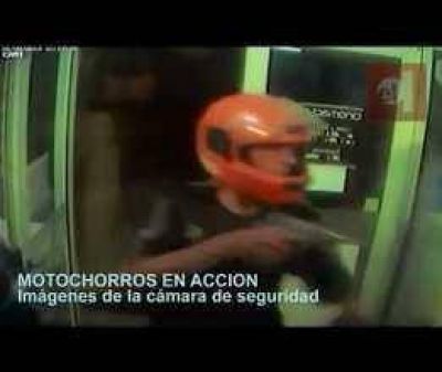 Detuvieron a un motochorro  