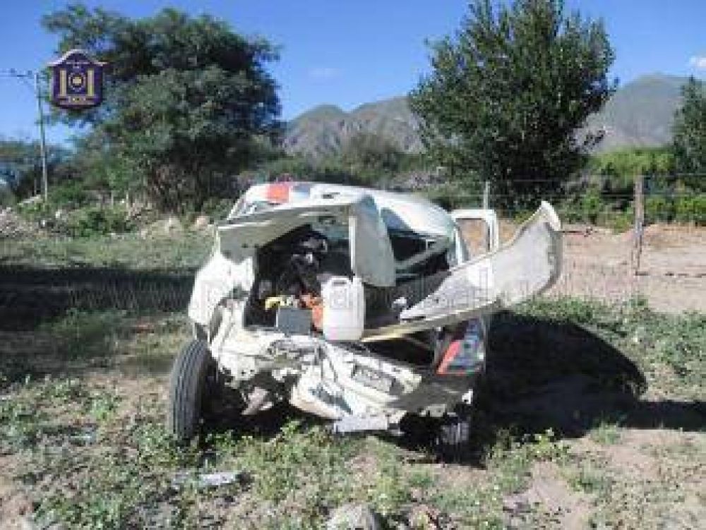 Cafayate: Vuelco de un autom�vil dejo como saldo un muerto.