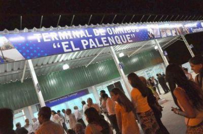 Colombi estren� la nueva terminal de �mnibus de Alvear