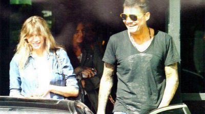 Marcelo Tinelli y Guillermina Vald�s, almuerzo en familia en Buenos Aires