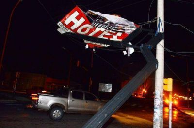 Otra tormenta volvi� a causar da�os