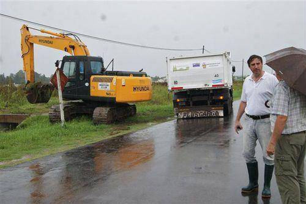 El municipio de Luj�n sigue trabajando luego de las inundaciones