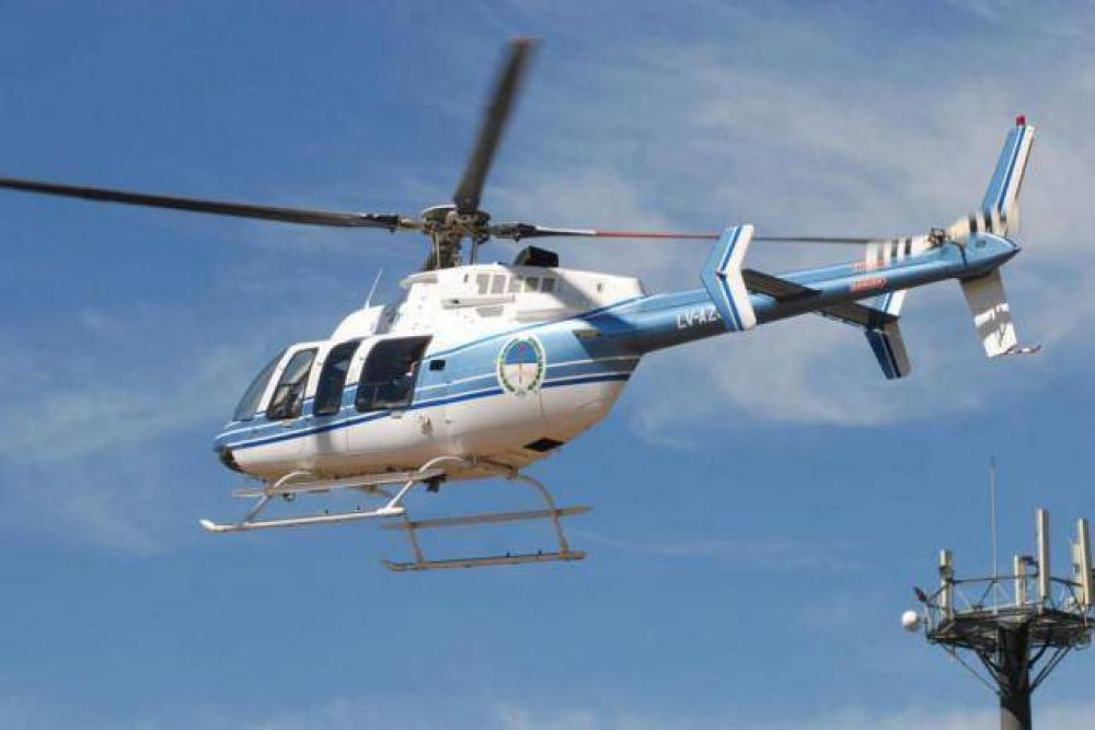 El helicptero oficial est roto y en un hangar desde octubre