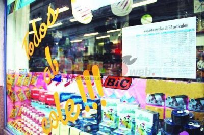 Ya se exhibe la canasta escolar en las librer�as de la Capital