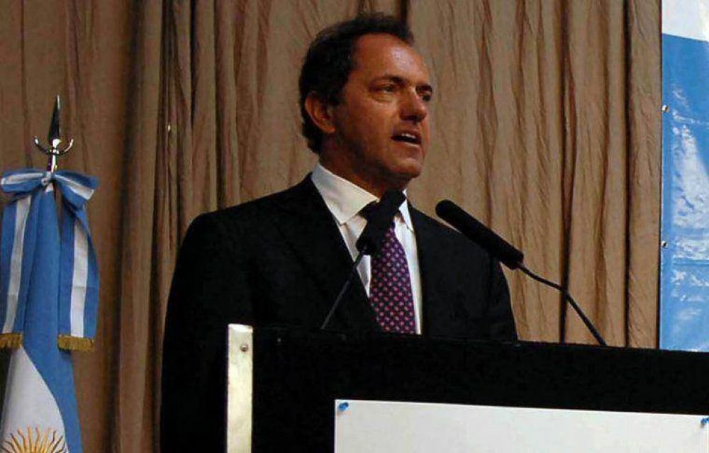 Scioli y Calvo analizaron la econom�a argentina y su rol social