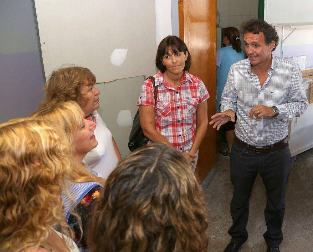 Katopodis visit� obras de ampliaci�n en jardines de San Mart�n