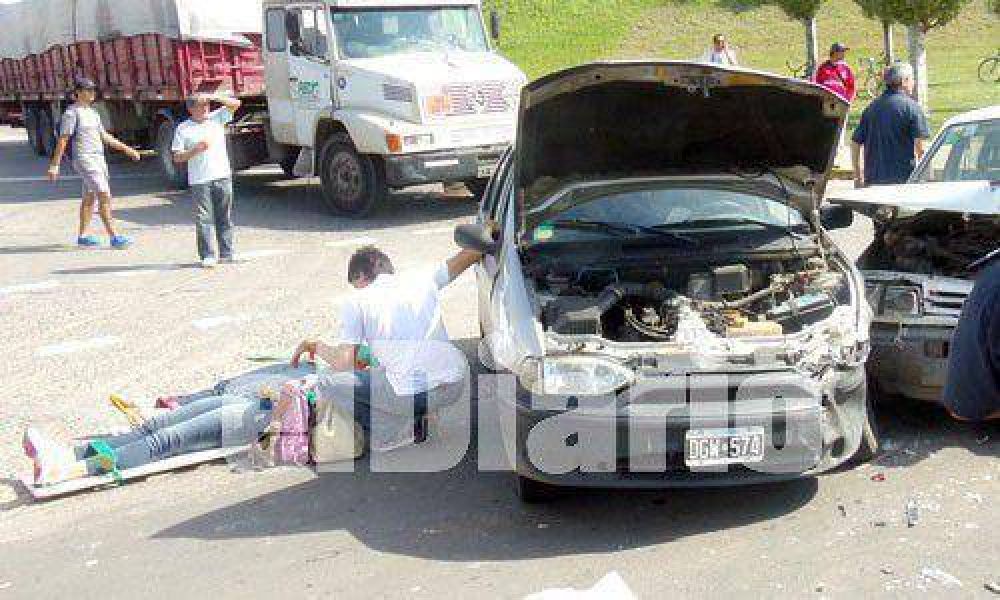 Seis heridos por choques en una ma�ana accidentada