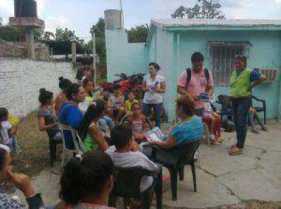 Acciones en materia de prevenci�n de adicciones en barrios capitalinos
