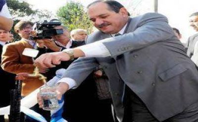 El gobernador supervis� obras en Finca Mayo
