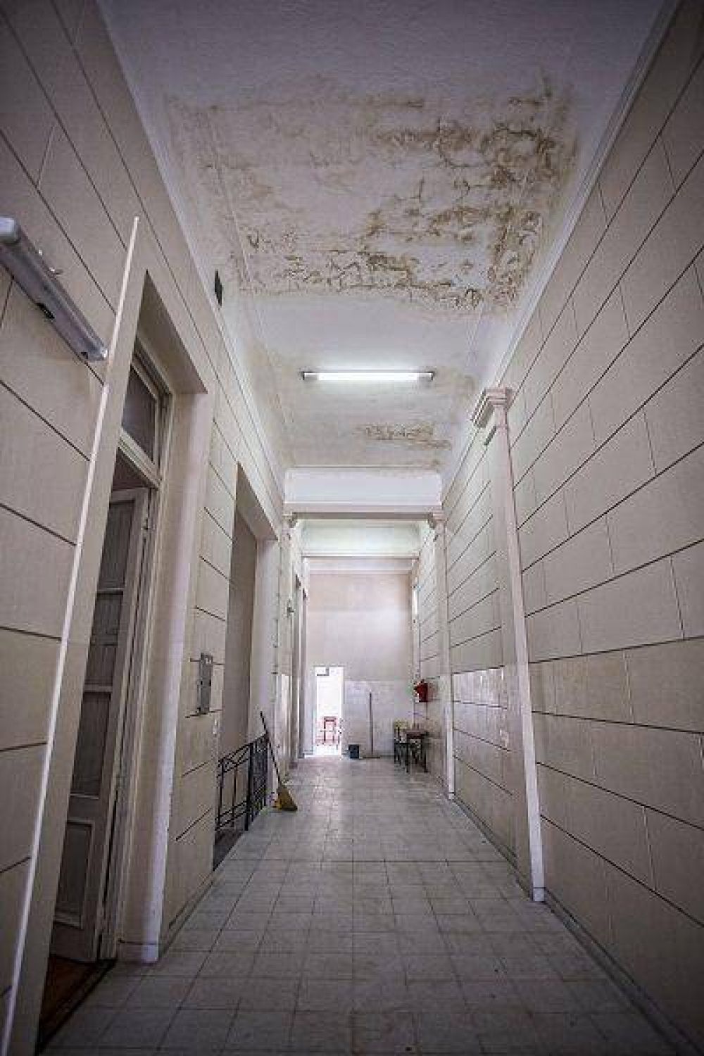 La lluvia hizo estragos en la Escuela Normal