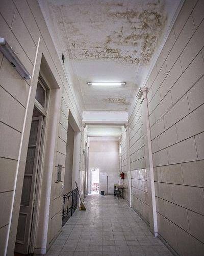 La lluvia hizo estragos en la Escuela Normal