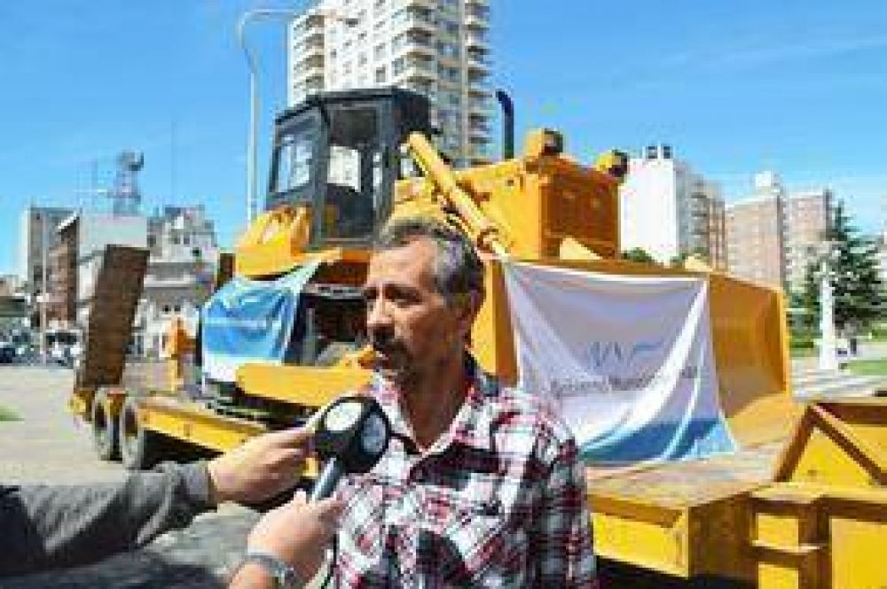 El municipio adquiri� un topador para el manejo de los residuos en el Partido