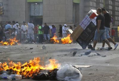 Viernes de protestas y cortes de tr�nsito en Buenos Aires