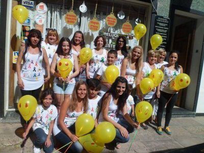 Pelucas de Esperanza encabez� la jornada de concientizaci�n sobre el c�ncer infantil