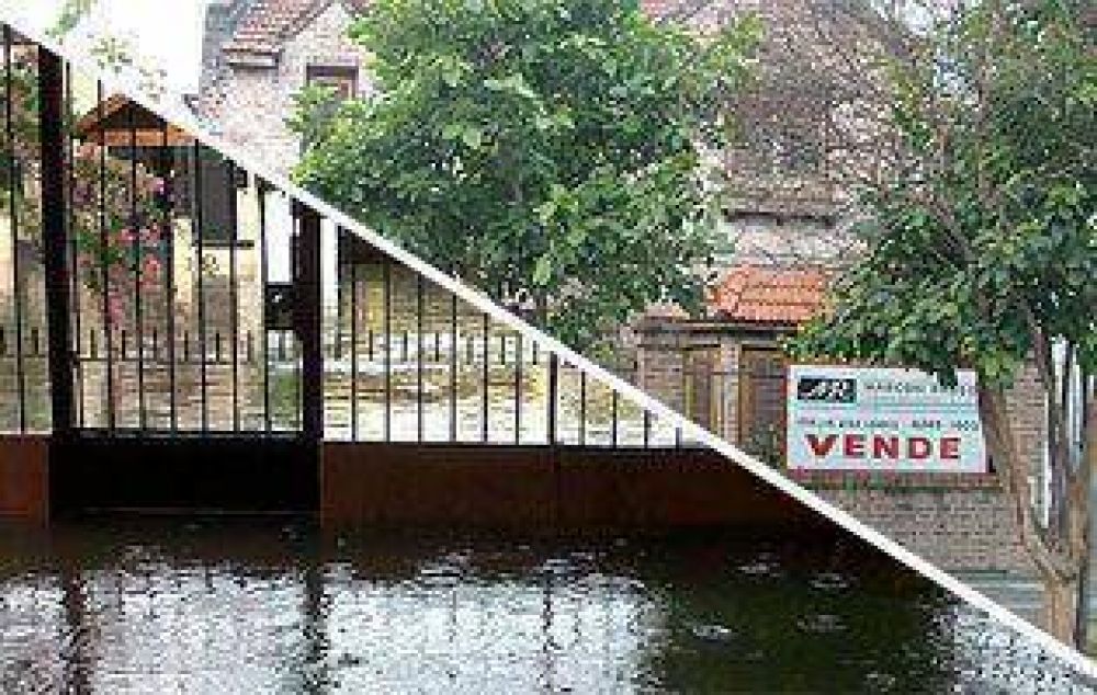 Advierten que las zonas inundables desvalorizan las propiedades