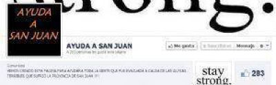 San Juan se solidariza y ayuda a los evacuados