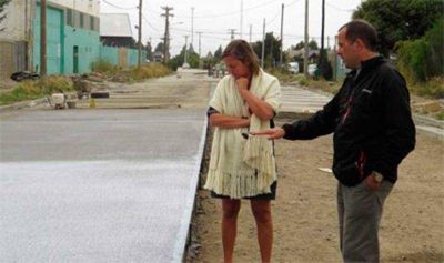 Contin�an con las obras en la zona de �ireco