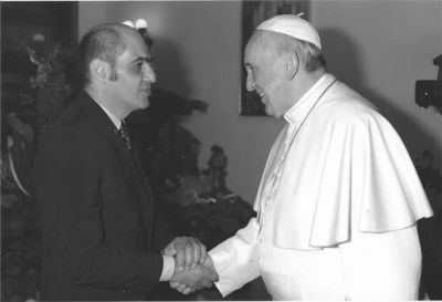 D'Aloia Criado estuvo con el Papa