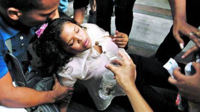 Los estudiantes denuncian a la polic�a por golpes y torturas