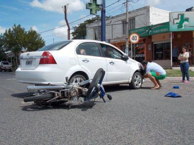 Choque en la Spinetto