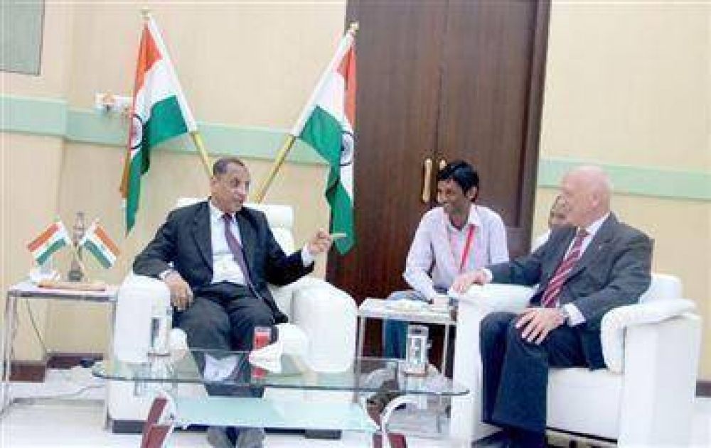 Bonfatti se reuni� con su par del Estado de Andhra Pradesh