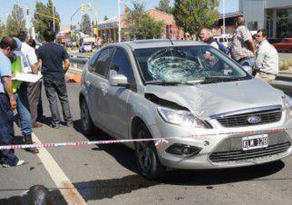 Una mujer muri� tras ser atropellada y volar m�s de 40 metros 