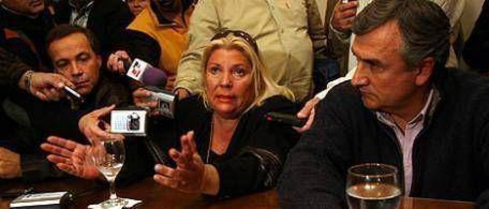 Carri� y Morales apoyaron a Giustiniani en Santa Fe